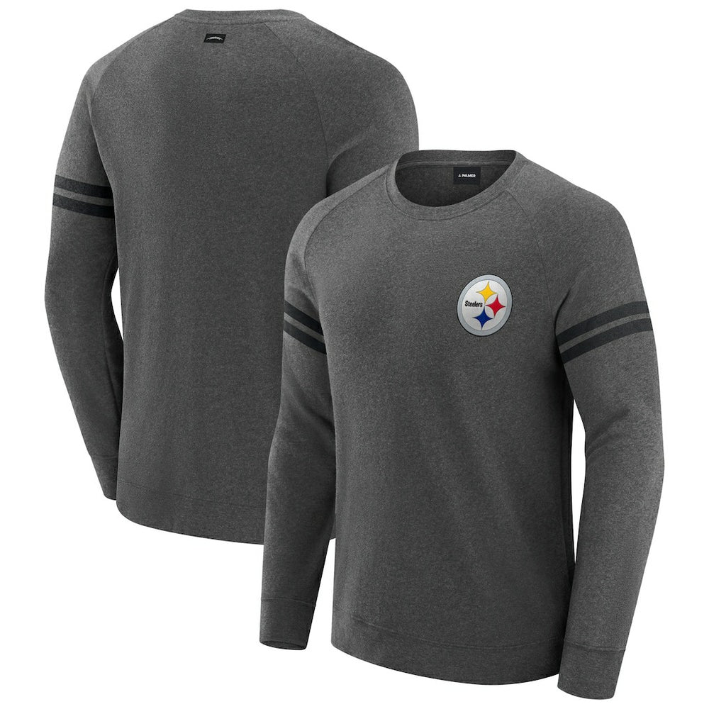 Pittsburgh Steelers  J. Palmer Players Lounge Raglan Tri-Blend Sweatshirt