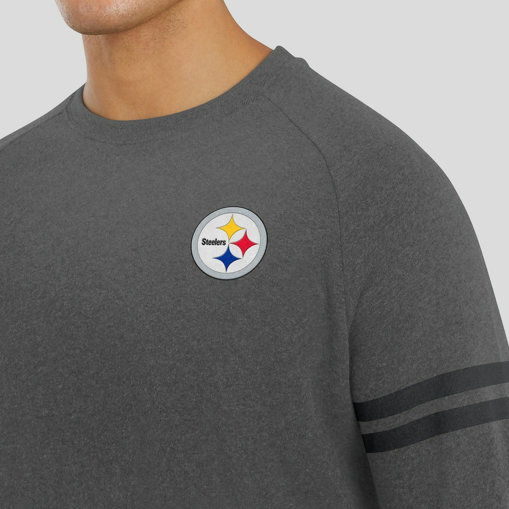 Pittsburgh Steelers  J. Palmer Players Lounge Raglan Tri-Blend Sweatshirt
