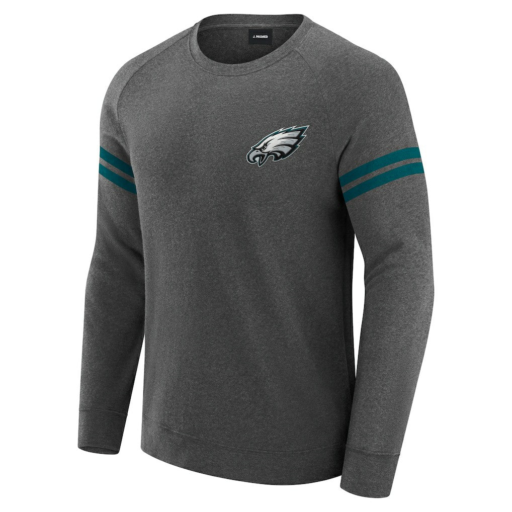 Philadelphia Eagles  J. Palmer Players Lounge Raglan Tri-Blend Sweatshirt