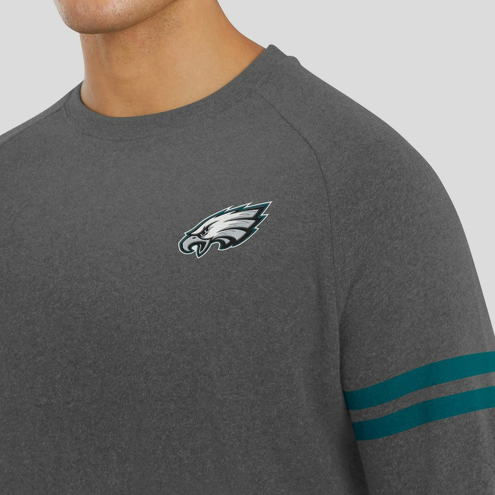 Philadelphia Eagles  J. Palmer Players Lounge Raglan Tri-Blend Sweatshirt