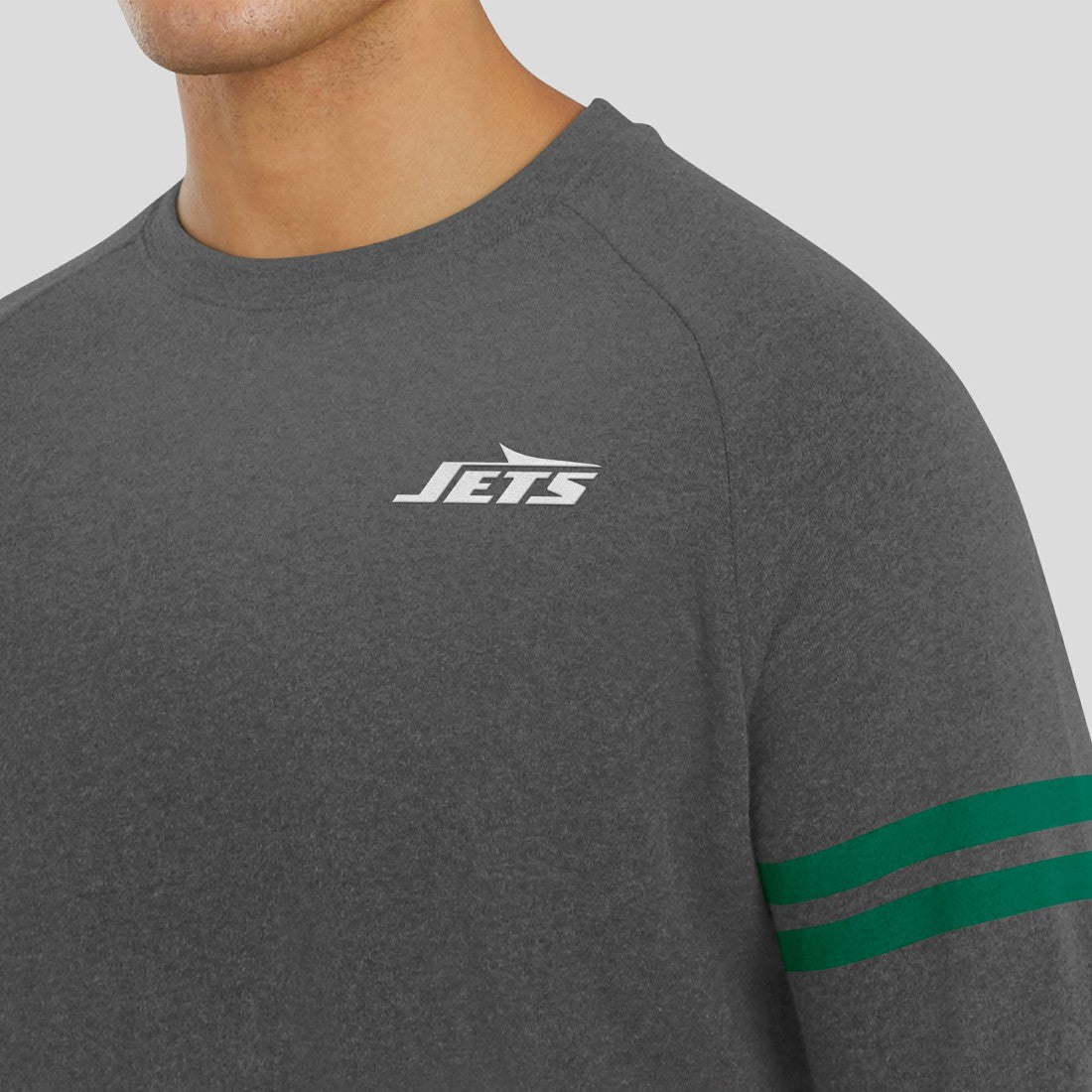 New York Jets  J. Palmer Players Lounge Raglan Tri-Blend Sweatshirt