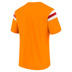 Tampa Bay Buccaneers Fanatics Darius Rucker Collection Distressed Throwback Shoulder Stripe T-Shirt