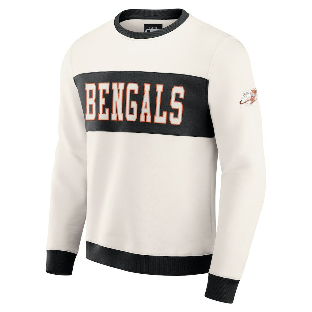 Cincinnati Bengals Fanatics Darius Rucker Collection Colorblock Pullover Sweatshirt