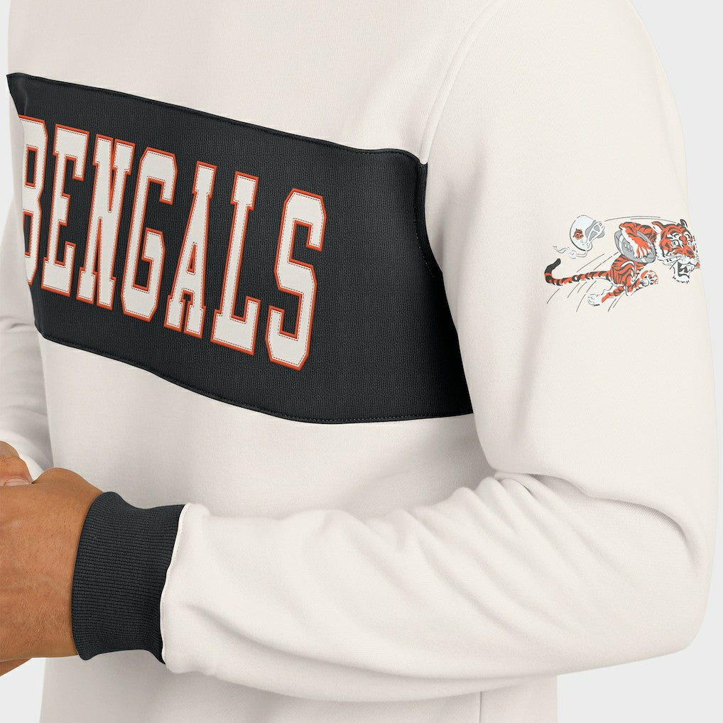 Cincinnati Bengals Fanatics Darius Rucker Collection Colorblock Pullover Sweatshirt