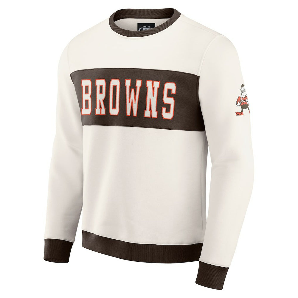 Cleveland Browns Fanatics Darius Rucker Collection Colorblock Pullover Sweatshirt