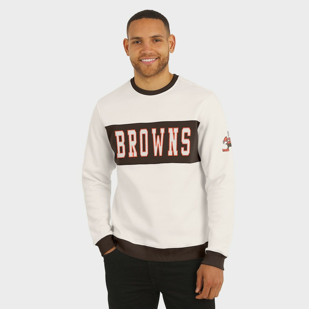 Cleveland Browns Fanatics Darius Rucker Collection Colorblock Pullover Sweatshirt