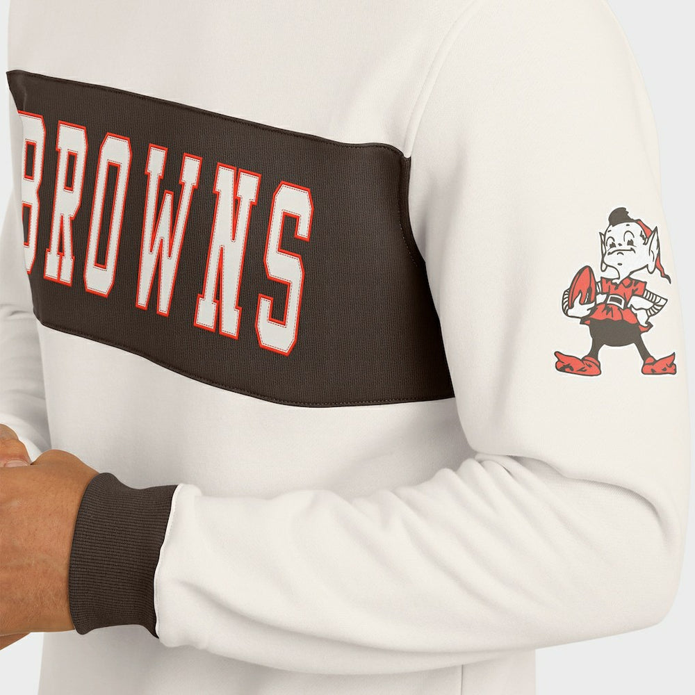 Cleveland Browns Fanatics Darius Rucker Collection Colorblock Pullover Sweatshirt