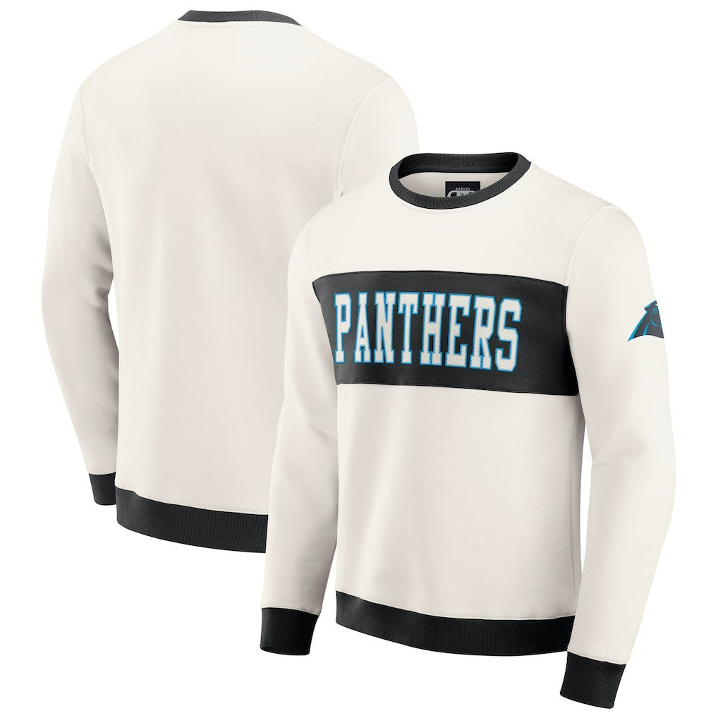Carolina Panthers Fanatics Darius Rucker Collection Colorblock Pullover Sweatshirt
