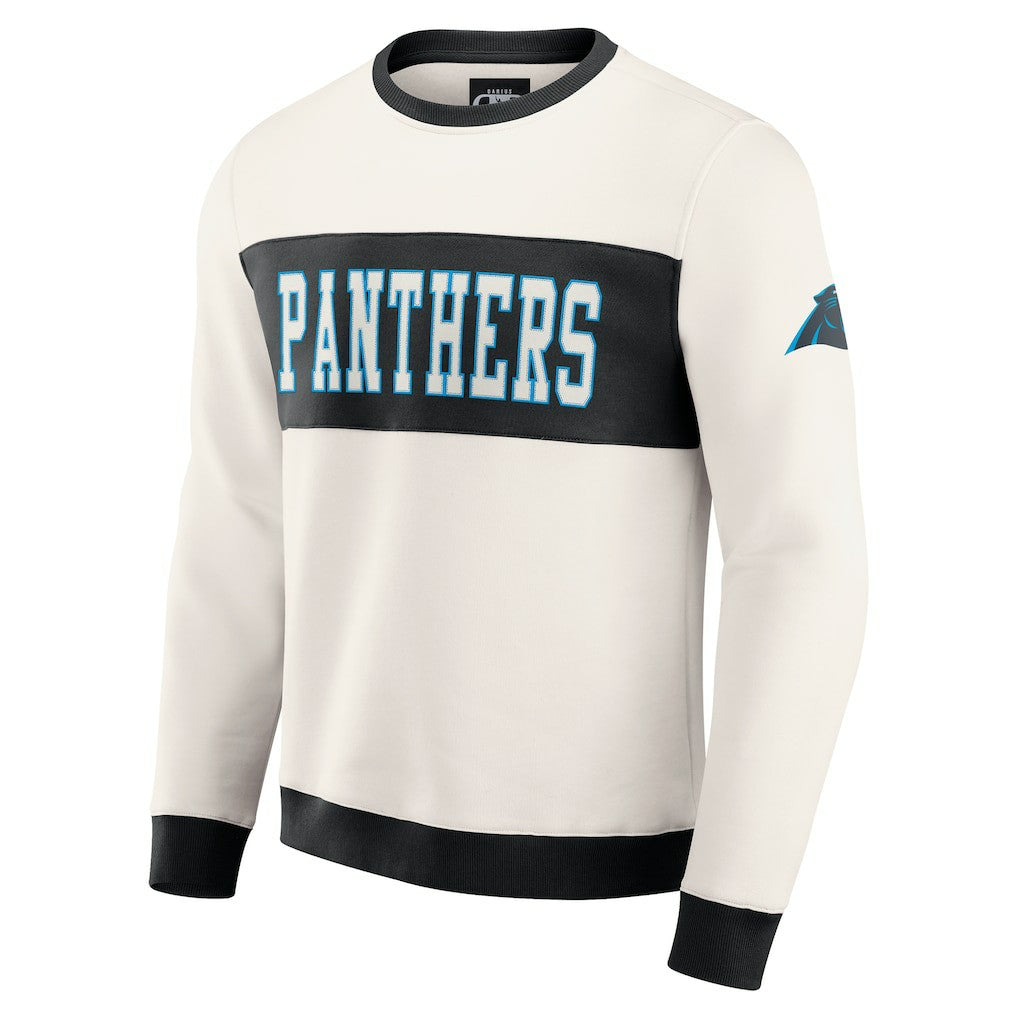 Carolina Panthers Fanatics Darius Rucker Collection Colorblock Pullover Sweatshirt