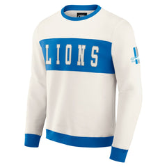 Detroit Lions Fanatics Darius Rucker Collection Colorblock Pullover Sweatshirt