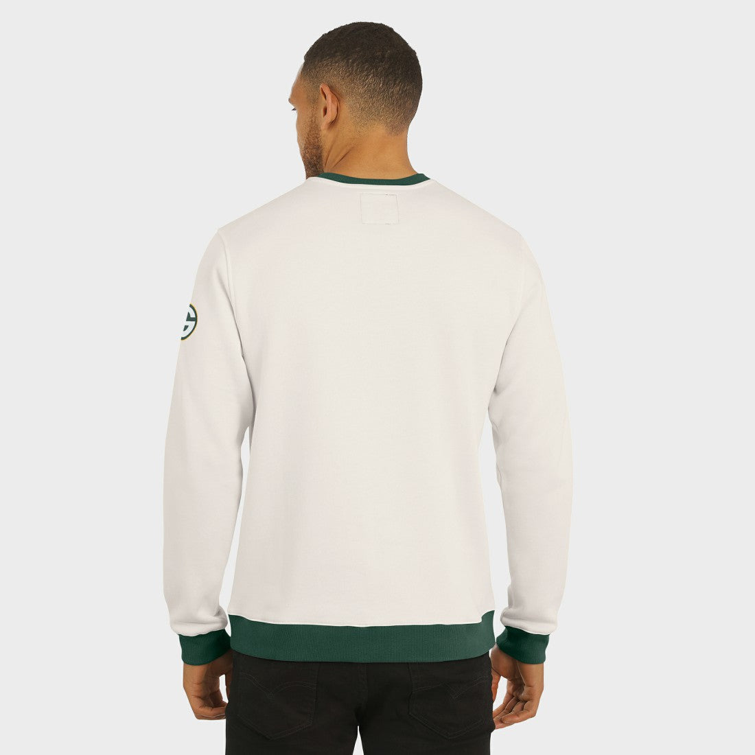 Green Bay Packers Fanatics Darius Rucker Collection Colorblock Pullover Sweatshirt