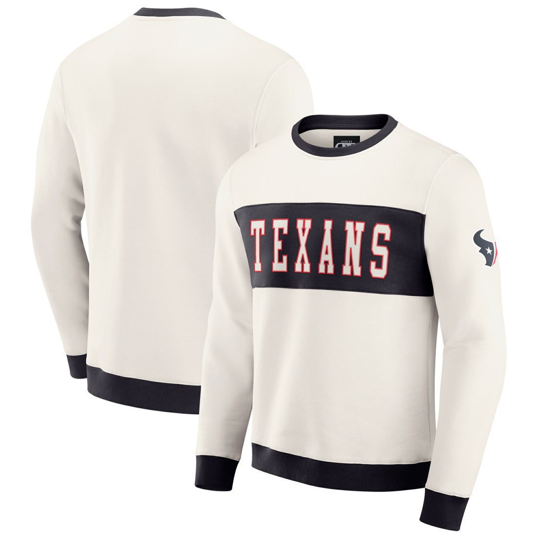 Houston Texans Fanatics Darius Rucker Collection Colorblock Pullover Sweatshirt