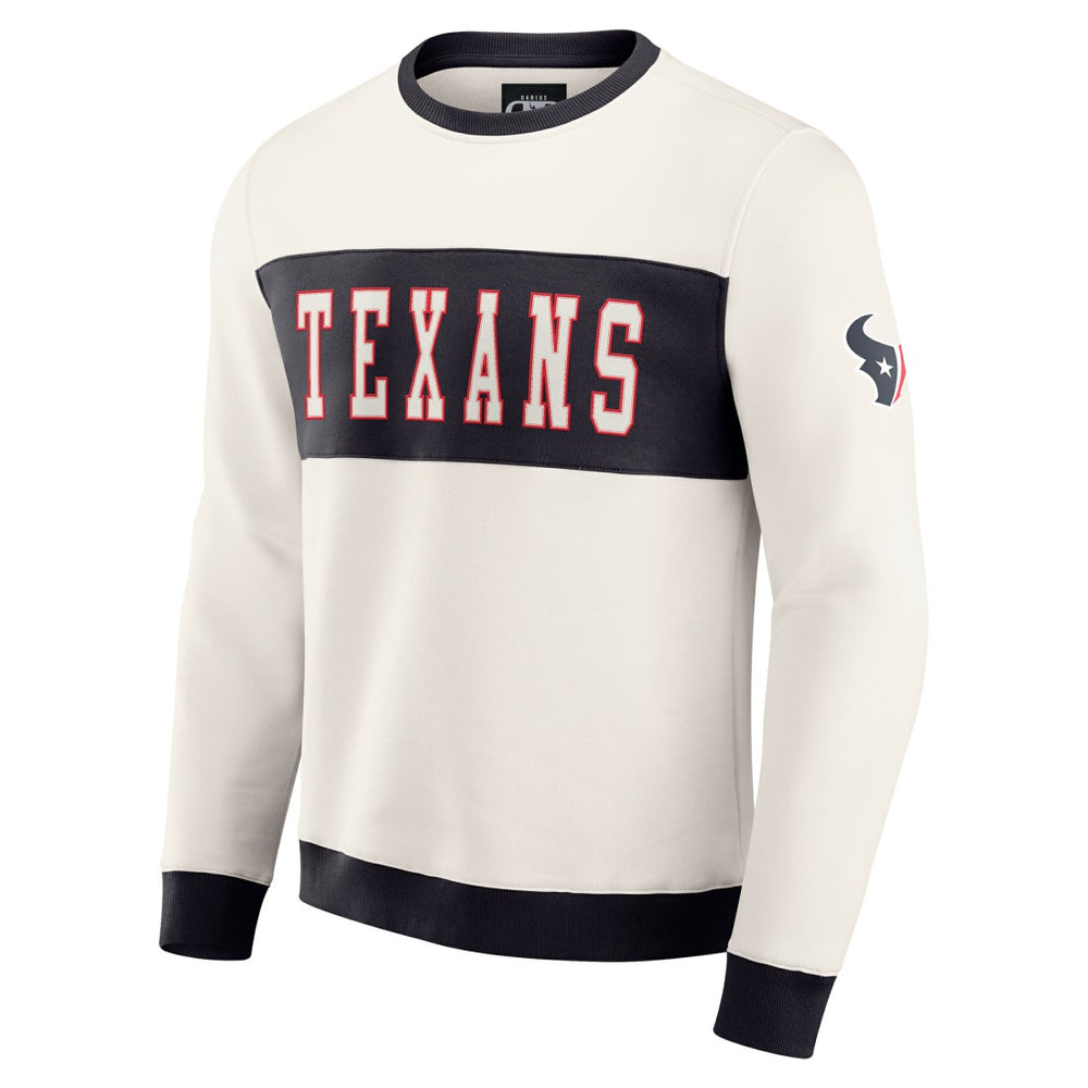 Houston Texans Fanatics Darius Rucker Collection Colorblock Pullover Sweatshirt