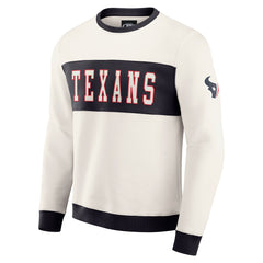 Houston Texans Fanatics Darius Rucker Collection Colorblock Pullover Sweatshirt