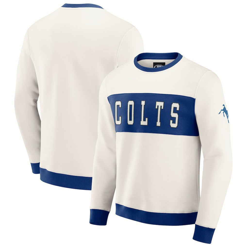 Indianapolis Colts Fanatics Darius Rucker Collection Colorblock Pullover Sweatshirt