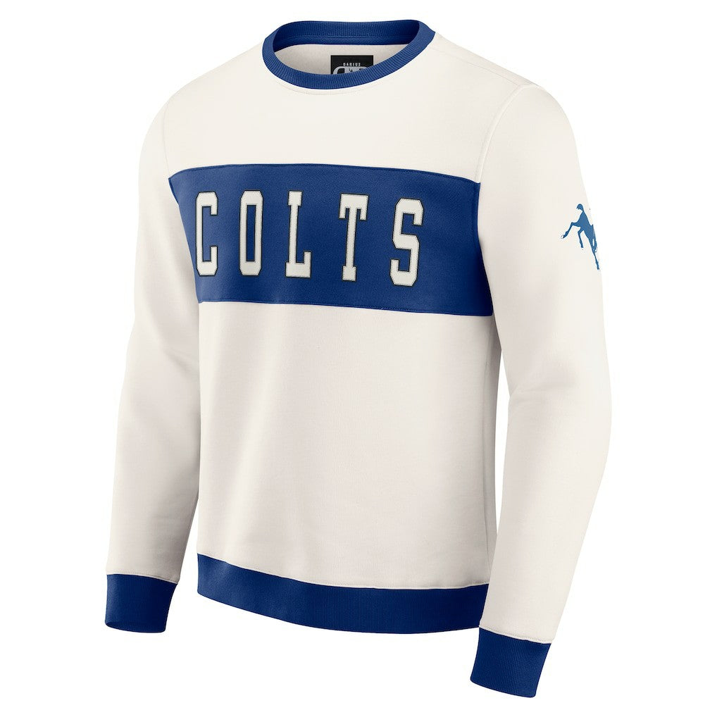 Indianapolis Colts Fanatics Darius Rucker Collection Colorblock Pullover Sweatshirt