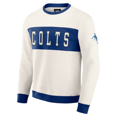 Indianapolis Colts Fanatics Darius Rucker Collection Colorblock Pullover Sweatshirt