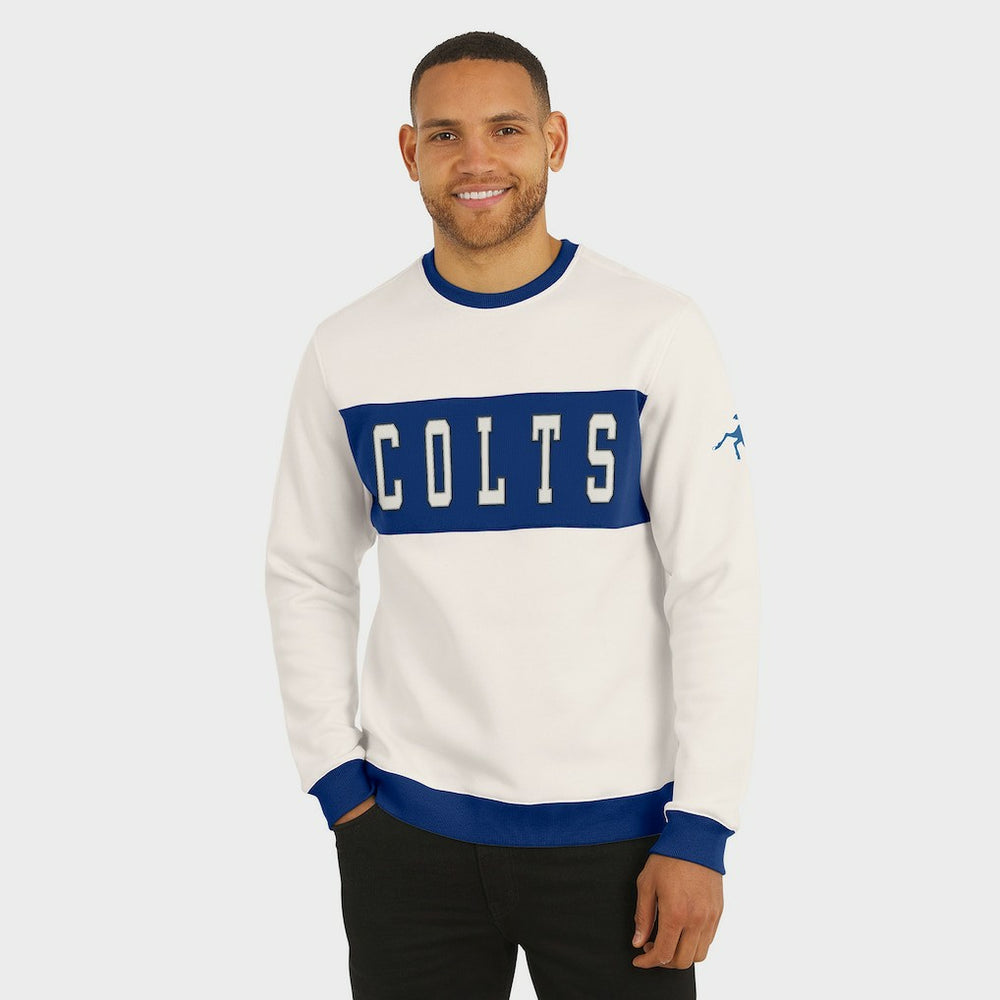 Indianapolis Colts Fanatics Darius Rucker Collection Colorblock Pullover Sweatshirt
