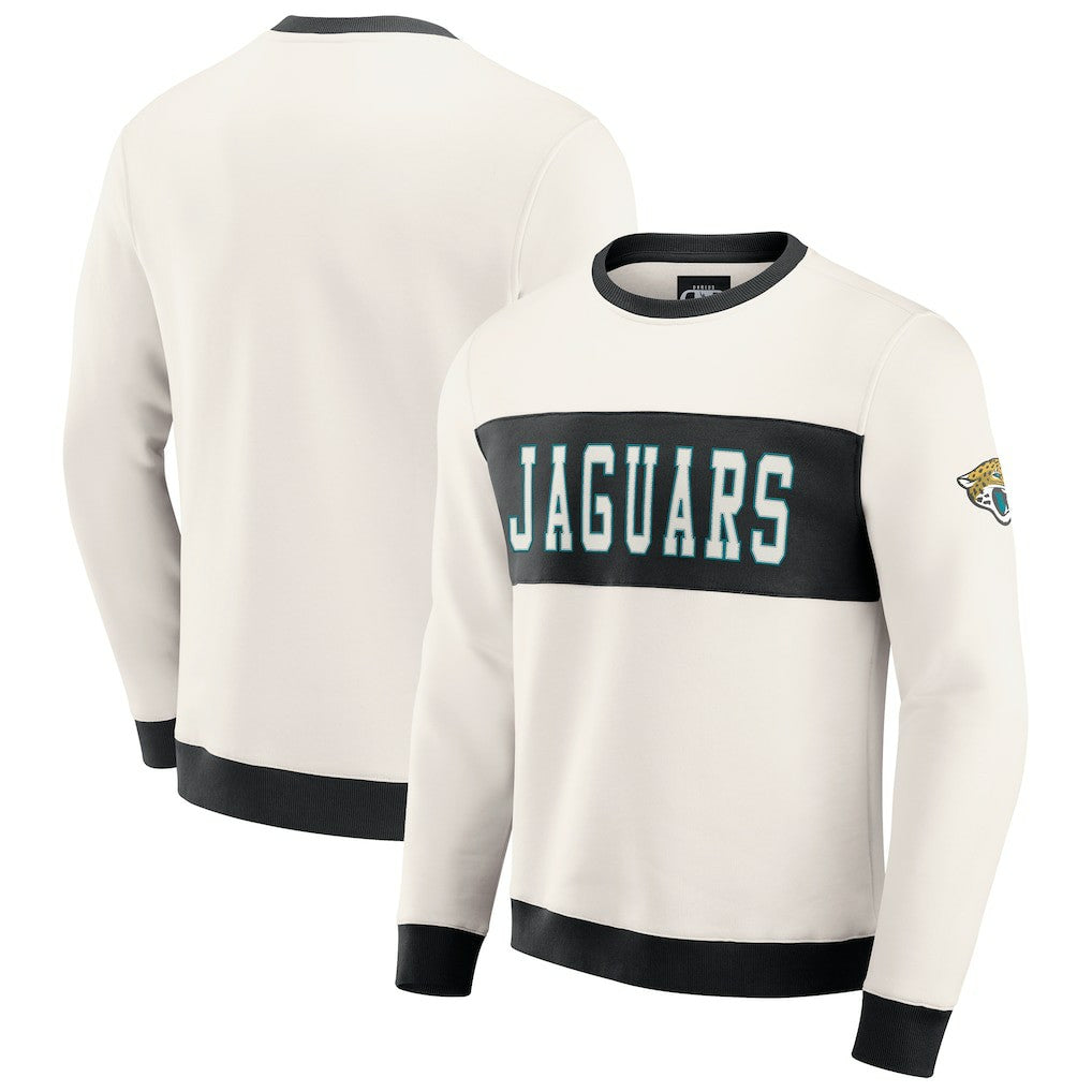 Jacksonville Jaguars Fanatics Darius Rucker Collection Colorblock Pullover Sweatshirt