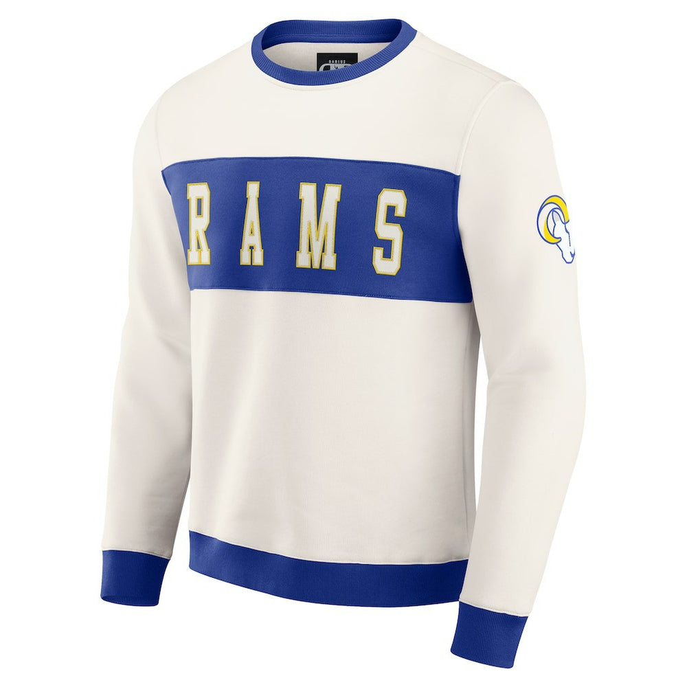 Los Angeles Rams Fanatics Darius Rucker Collection Colorblock Pullover Sweatshirt
