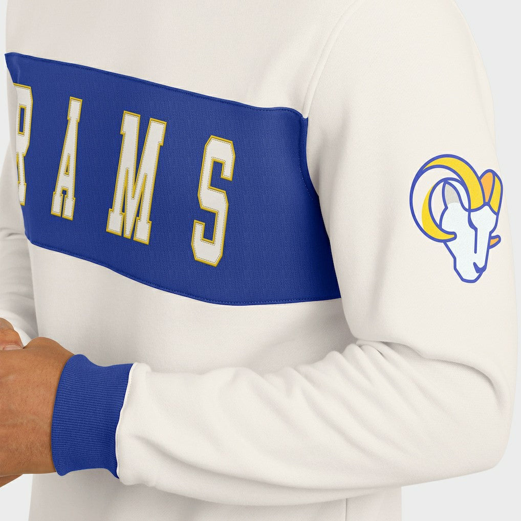 Los Angeles Rams Fanatics Darius Rucker Collection Colorblock Pullover Sweatshirt