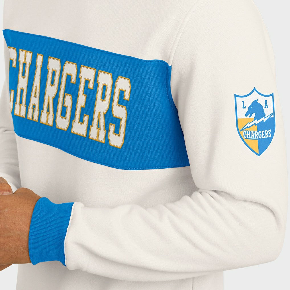 Los Angeles Chargers Fanatics Darius Rucker Collection Colorblock Pullover Sweatshirt