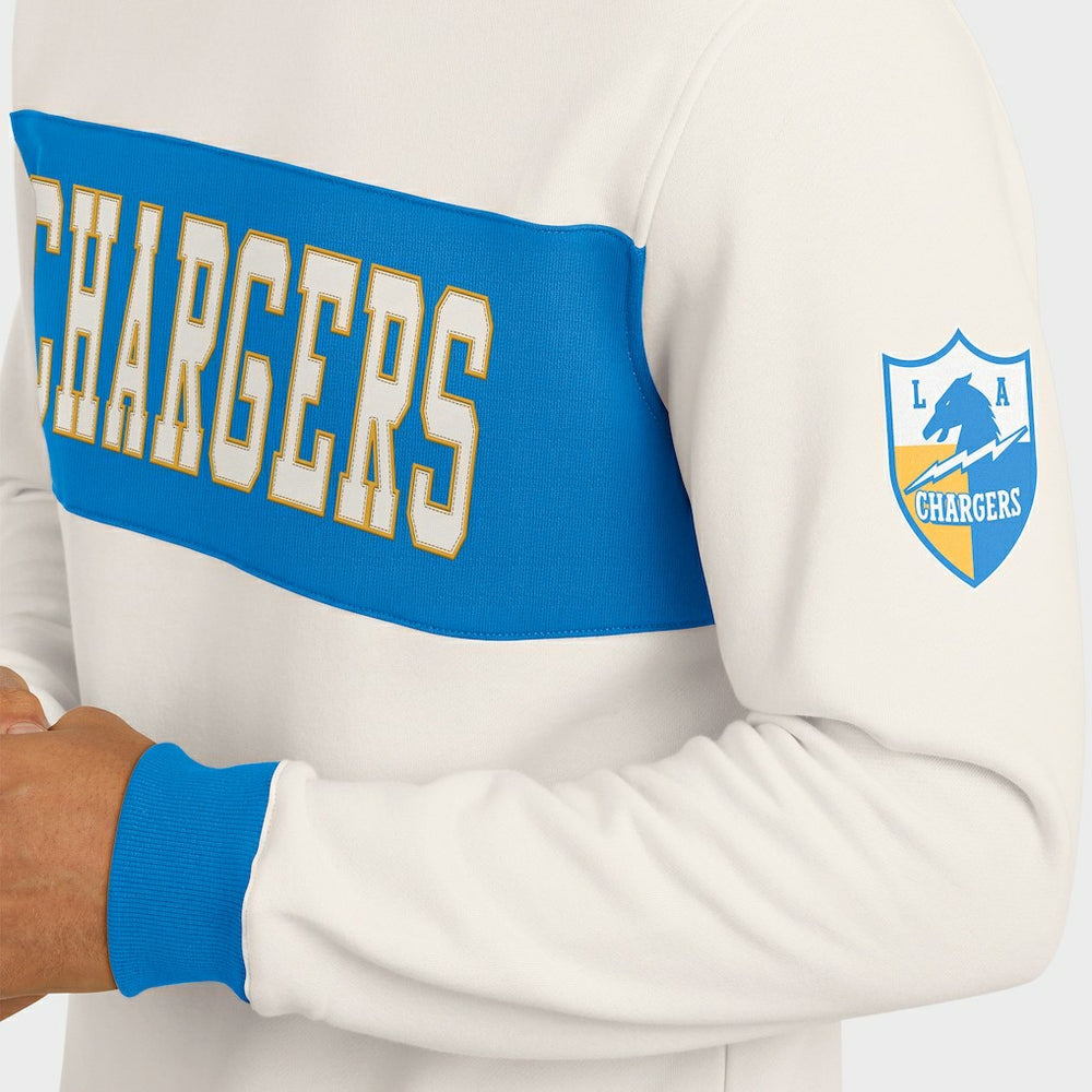 Los Angeles Chargers Fanatics Darius Rucker Collection Colorblock Pullover Sweatshirt