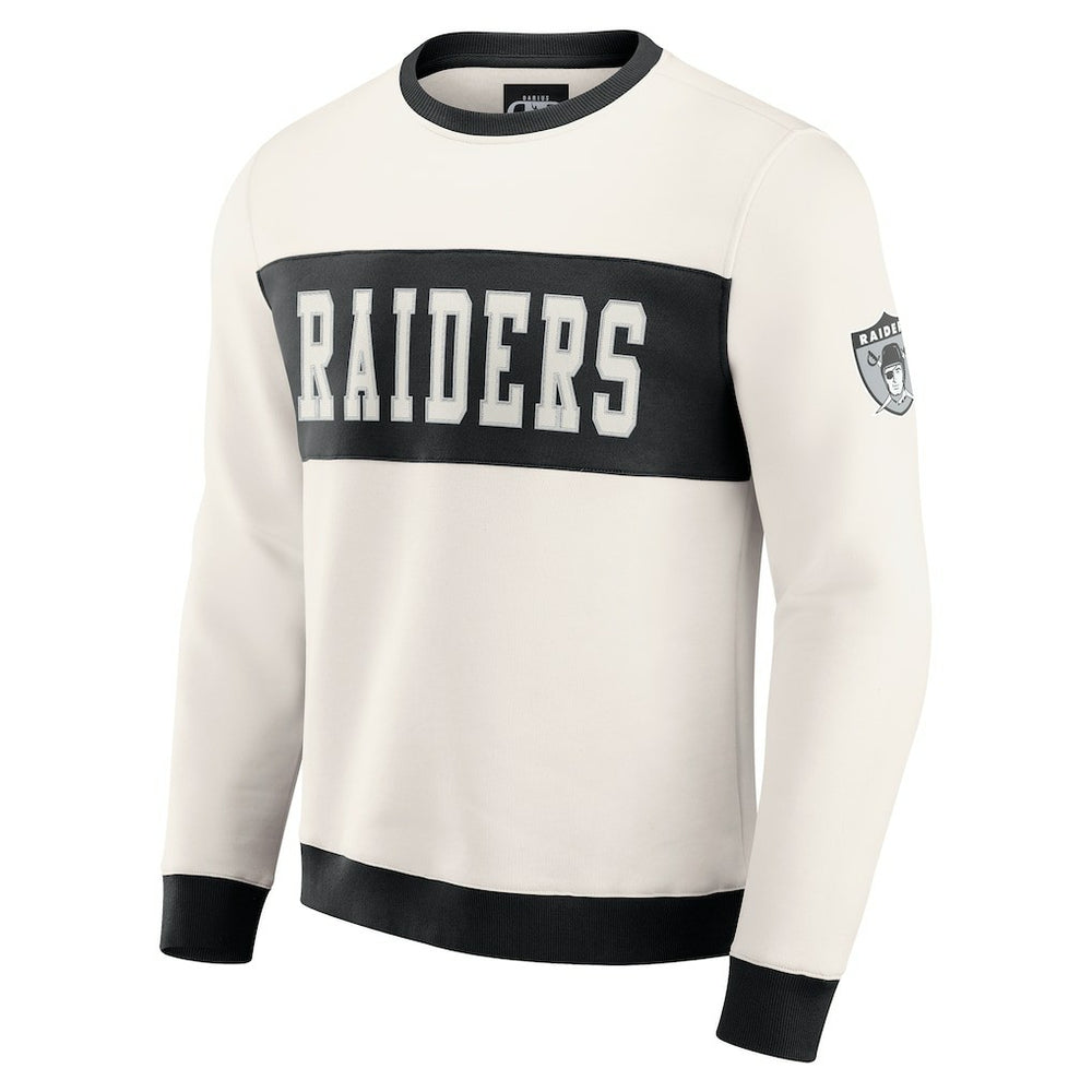 Las Vegas Raiders Fanatics Darius Rucker Collection Colorblock Pullover Sweatshirt