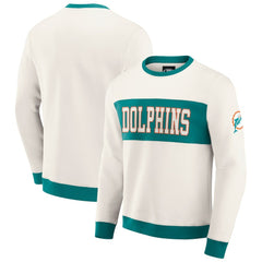 Miami Dolphins Fanatics Darius Rucker Collection Colorblock Pullover Sweatshirt