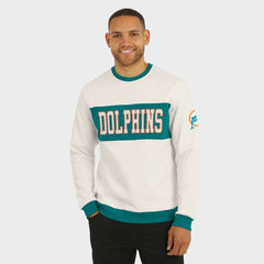 Miami Dolphins Fanatics Darius Rucker Collection Colorblock Pullover Sweatshirt