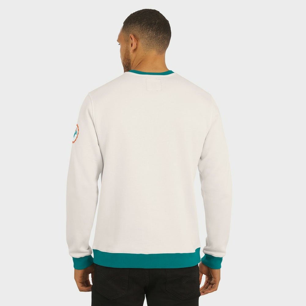 Miami Dolphins Fanatics Darius Rucker Collection Colorblock Pullover Sweatshirt