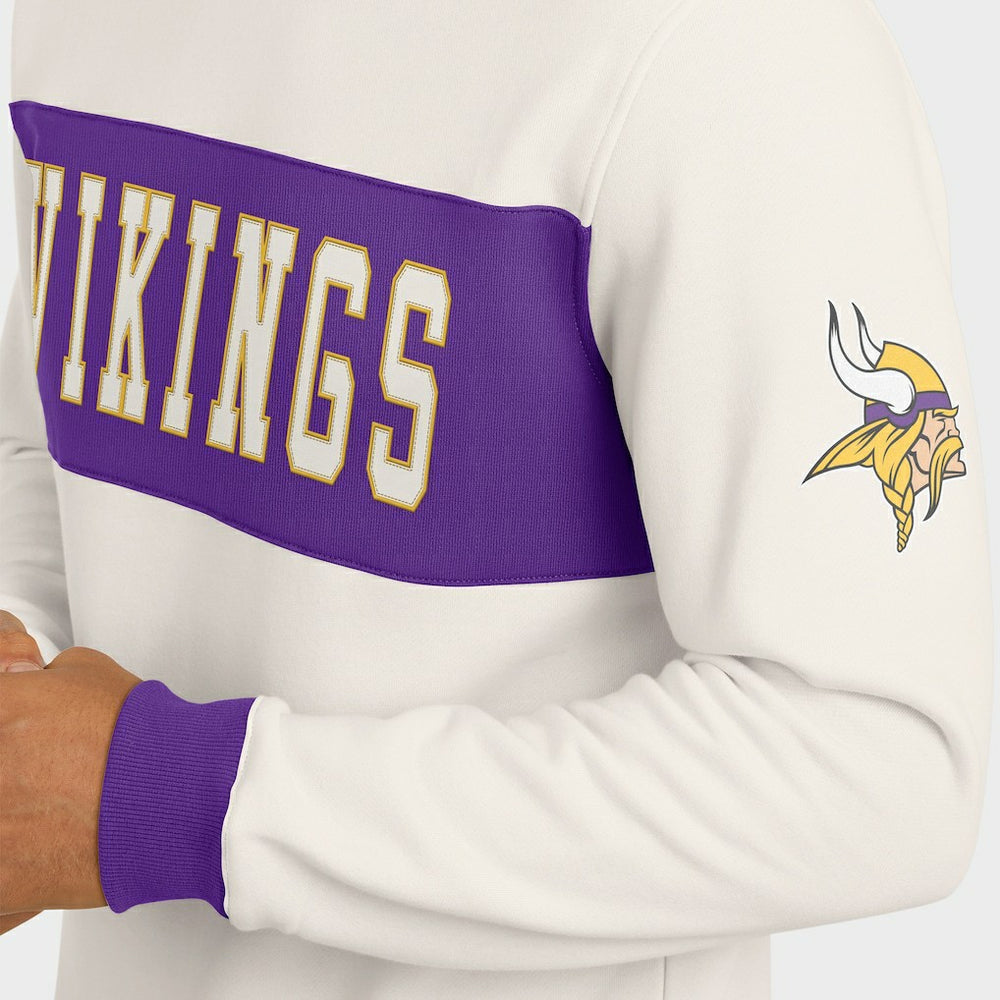Minnesota Vikings Fanatics Darius Rucker Collection Colorblock Pullover Sweatshirt