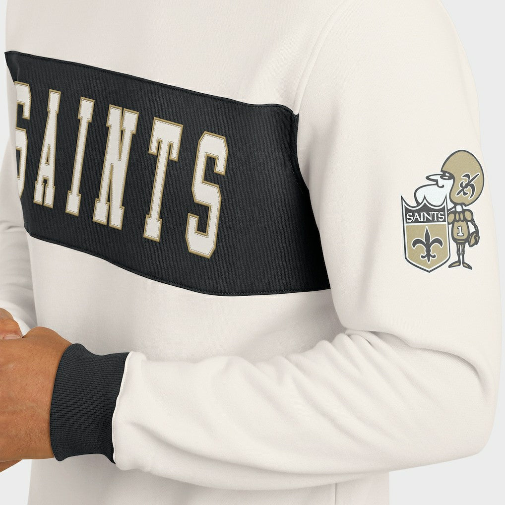 New Orleans Saints Fanatics Darius Rucker Collection Colorblock Pullover Sweatshirt