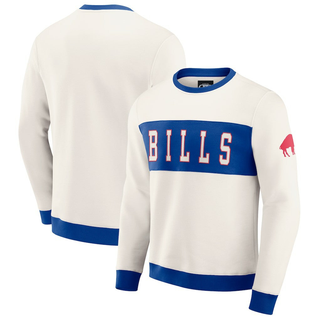 Buffalo Bills Fanatics Darius Rucker Collection Colorblock Pullover Sweatshirt