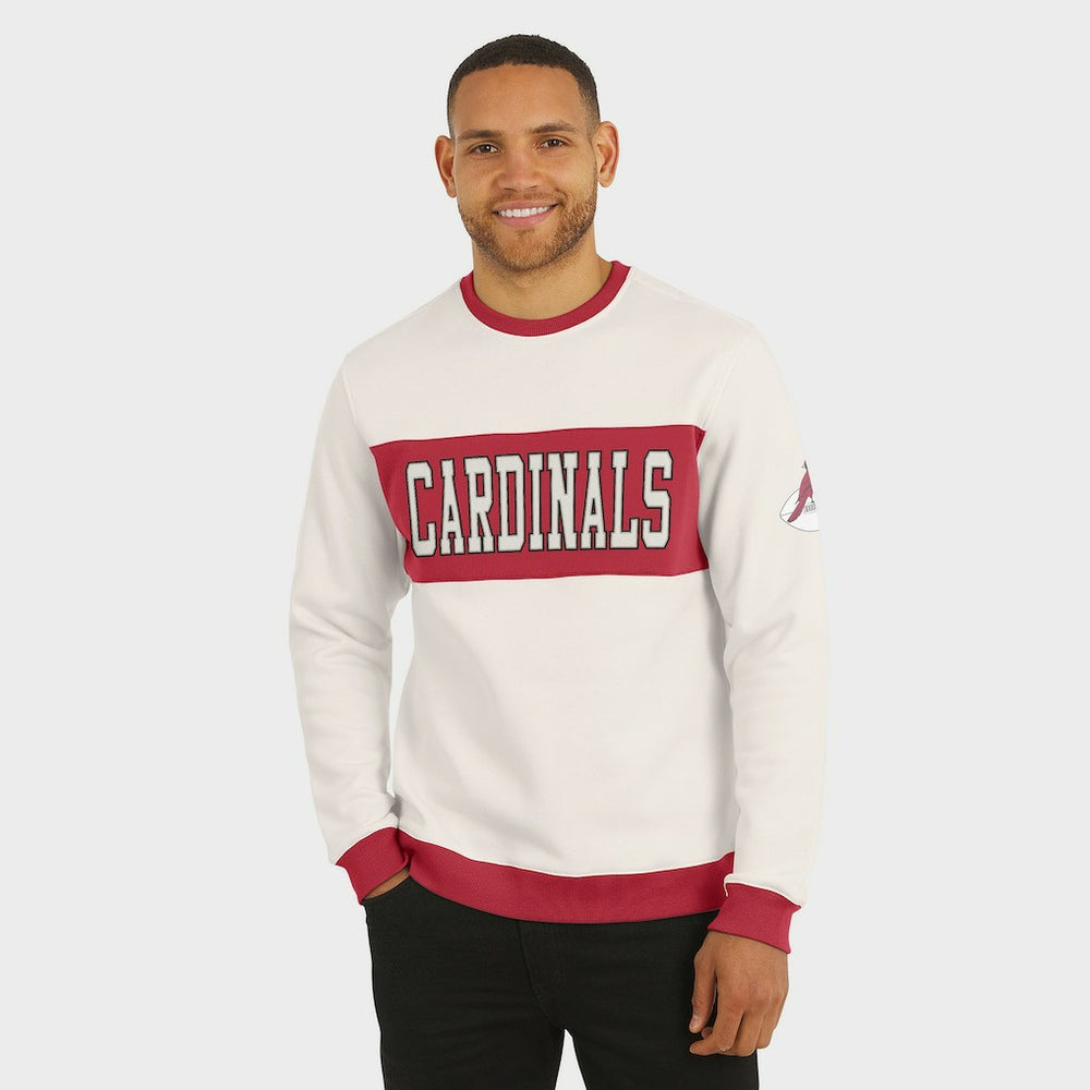 Arizona Cardinals Fanatics Darius Rucker Collection Colorblock Pullover Sweatshirt