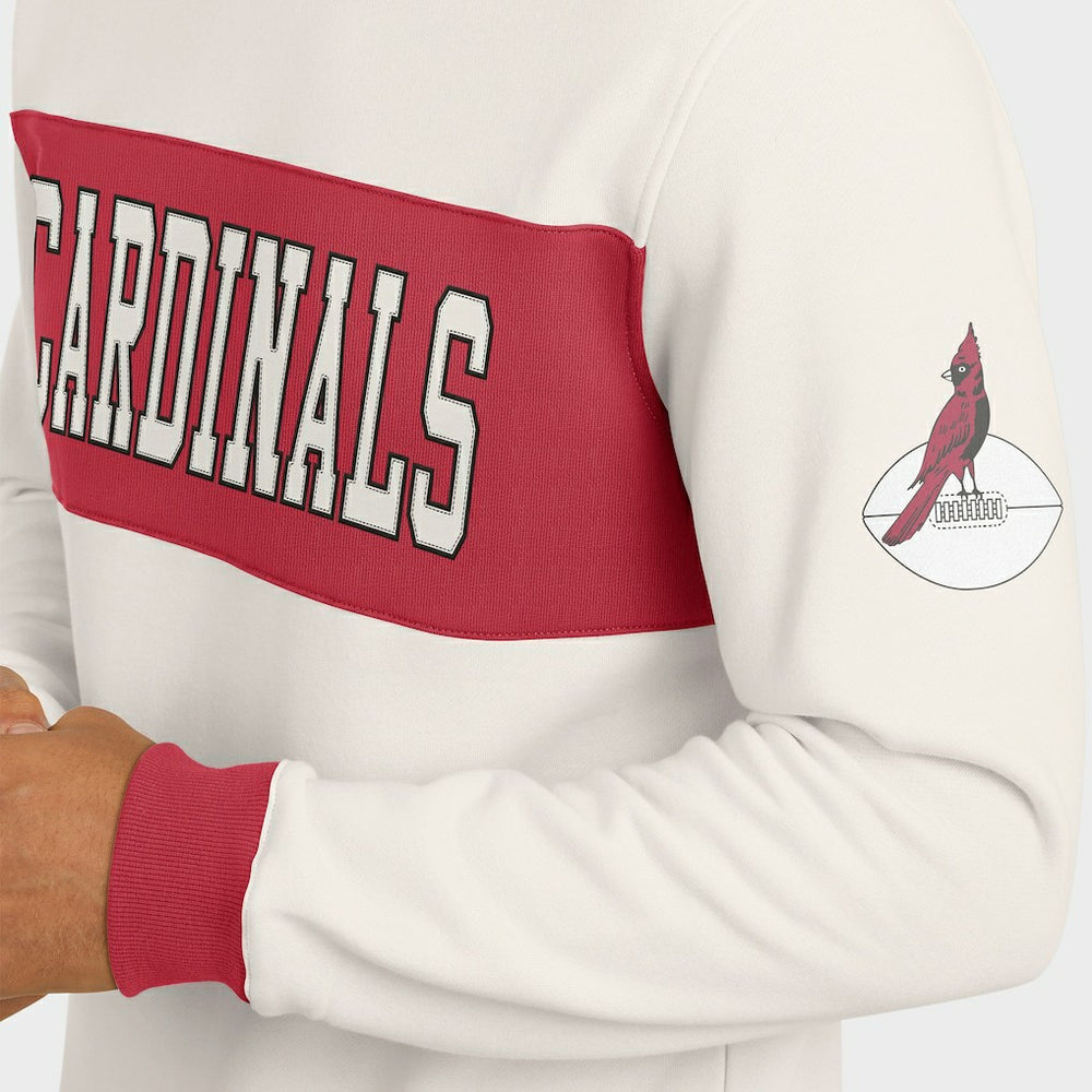 Arizona Cardinals Fanatics Darius Rucker Collection Colorblock Pullover Sweatshirt