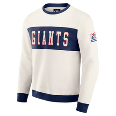 New York Giants Fanatics Darius Rucker Collection Colorblock Pullover Sweatshirt