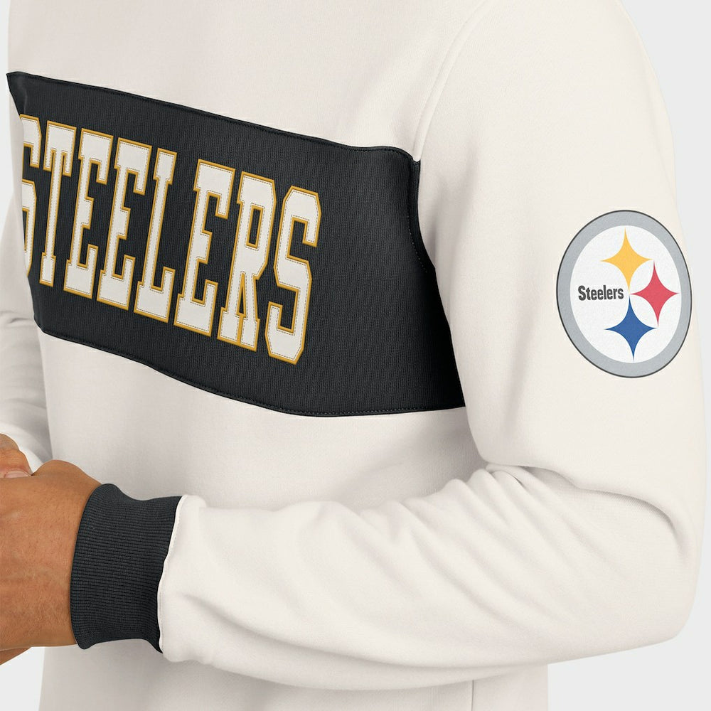 Pittsburgh Steelers Fanatics Darius Rucker Collection Colorblock Pullover Sweatshirt