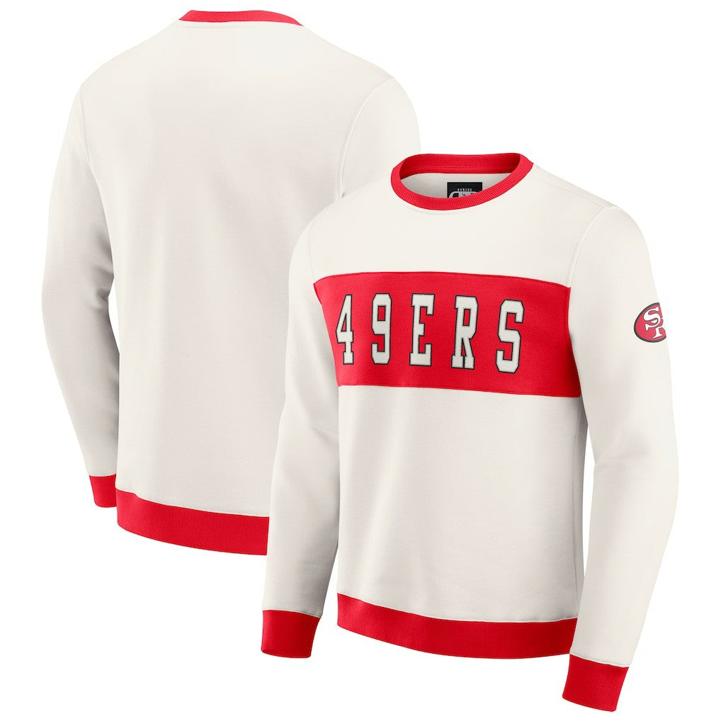 San Francisco 49ers Fanatics Darius Rucker Collection Colorblock Pullover Sweatshirt