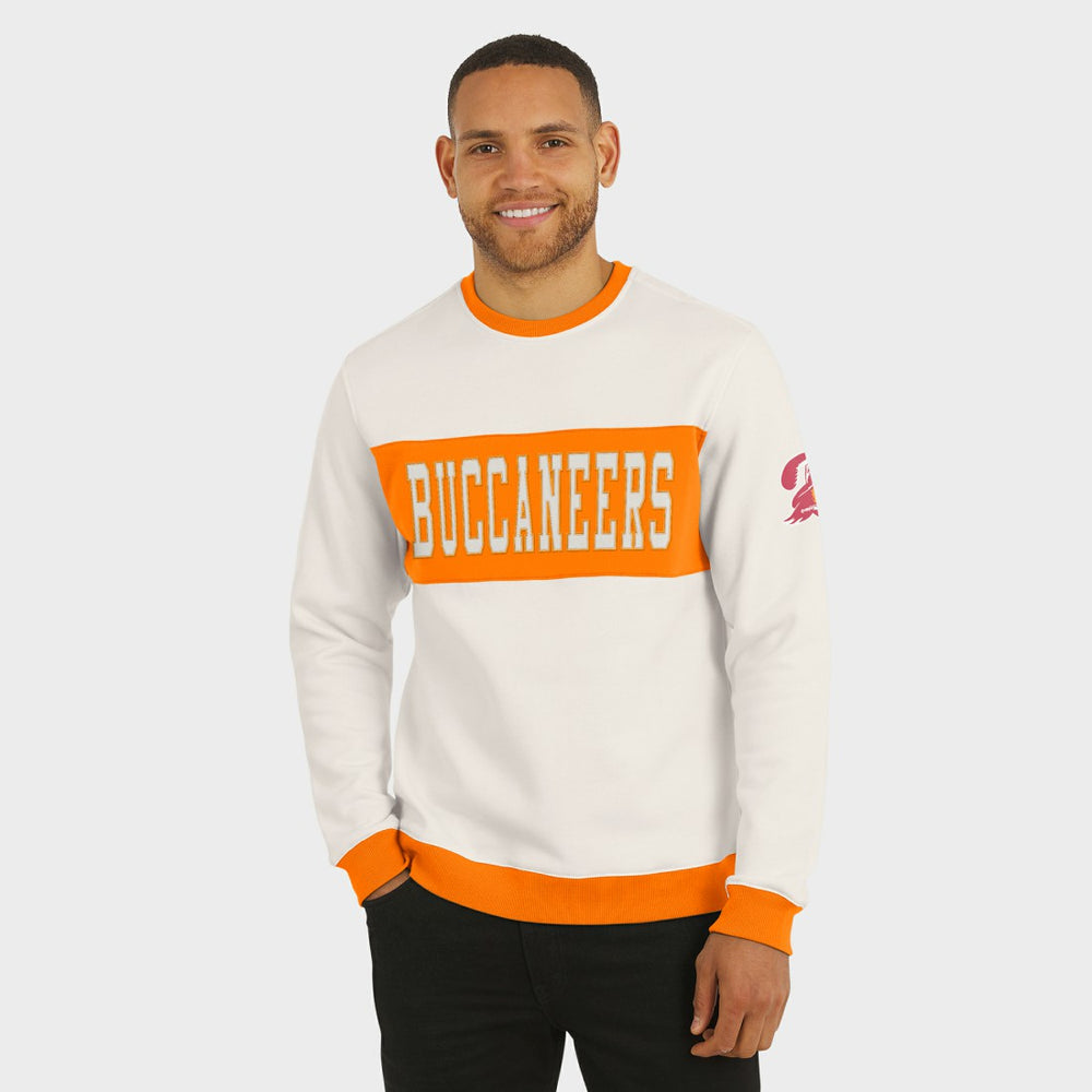 Tampa Bay Buccaneers Fanatics Darius Rucker Collection Colorblock Pullover Sweatshirt