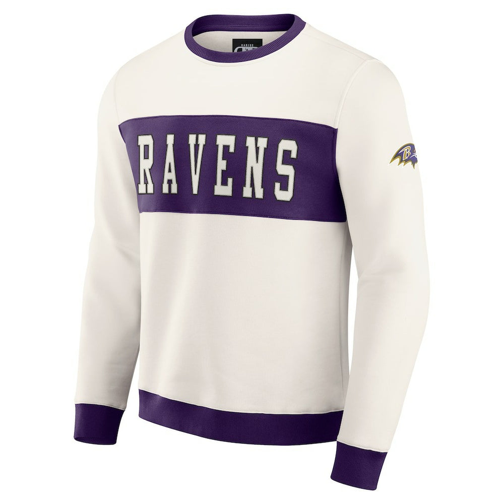 Baltimore Ravens Fanatics Darius Rucker Collection Colorblock Pullover Sweatshirt