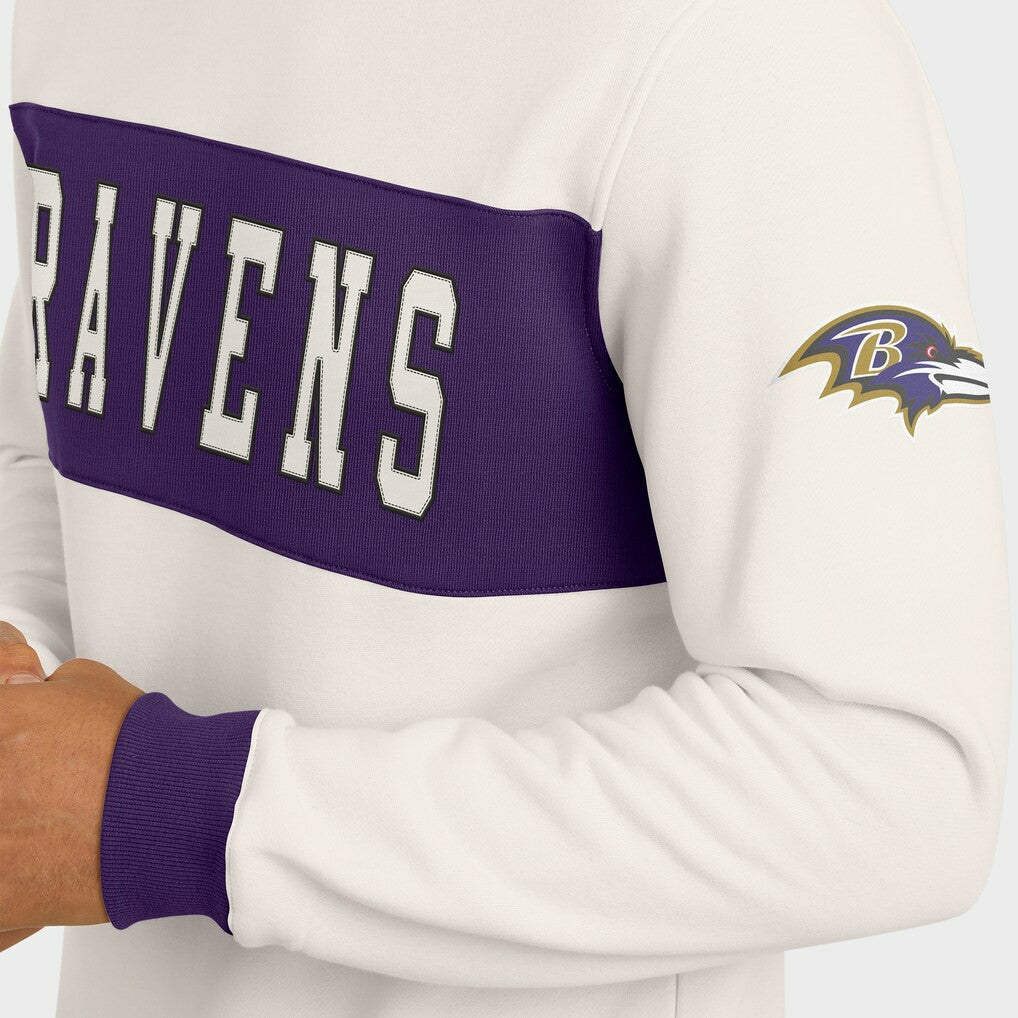 Baltimore Ravens Fanatics Darius Rucker Collection Colorblock Pullover Sweatshirt