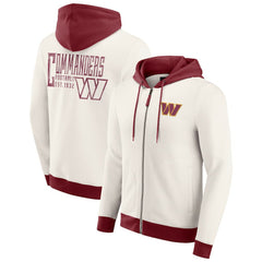 Washington Commanders Fanatics Darius Rucker Collection Distressed Graphics Full-Zip Hoodie