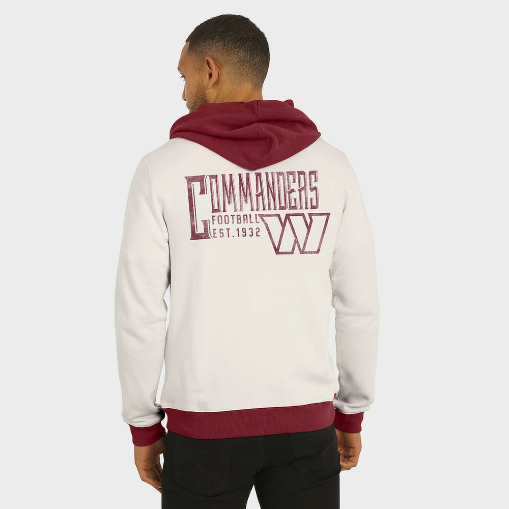 Washington Commanders Fanatics Darius Rucker Collection Distressed Graphics Full-Zip Hoodie