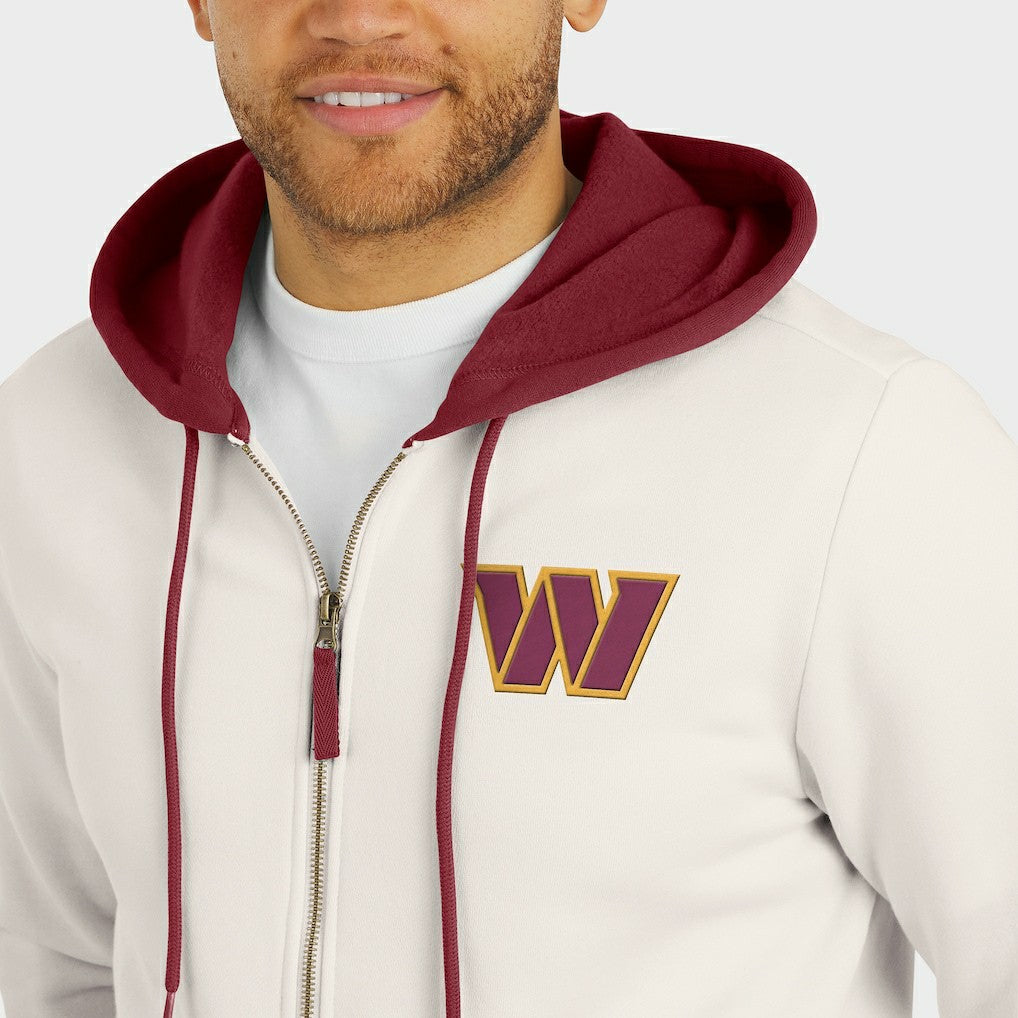 Washington Commanders Fanatics Darius Rucker Collection Distressed Graphics Full-Zip Hoodie