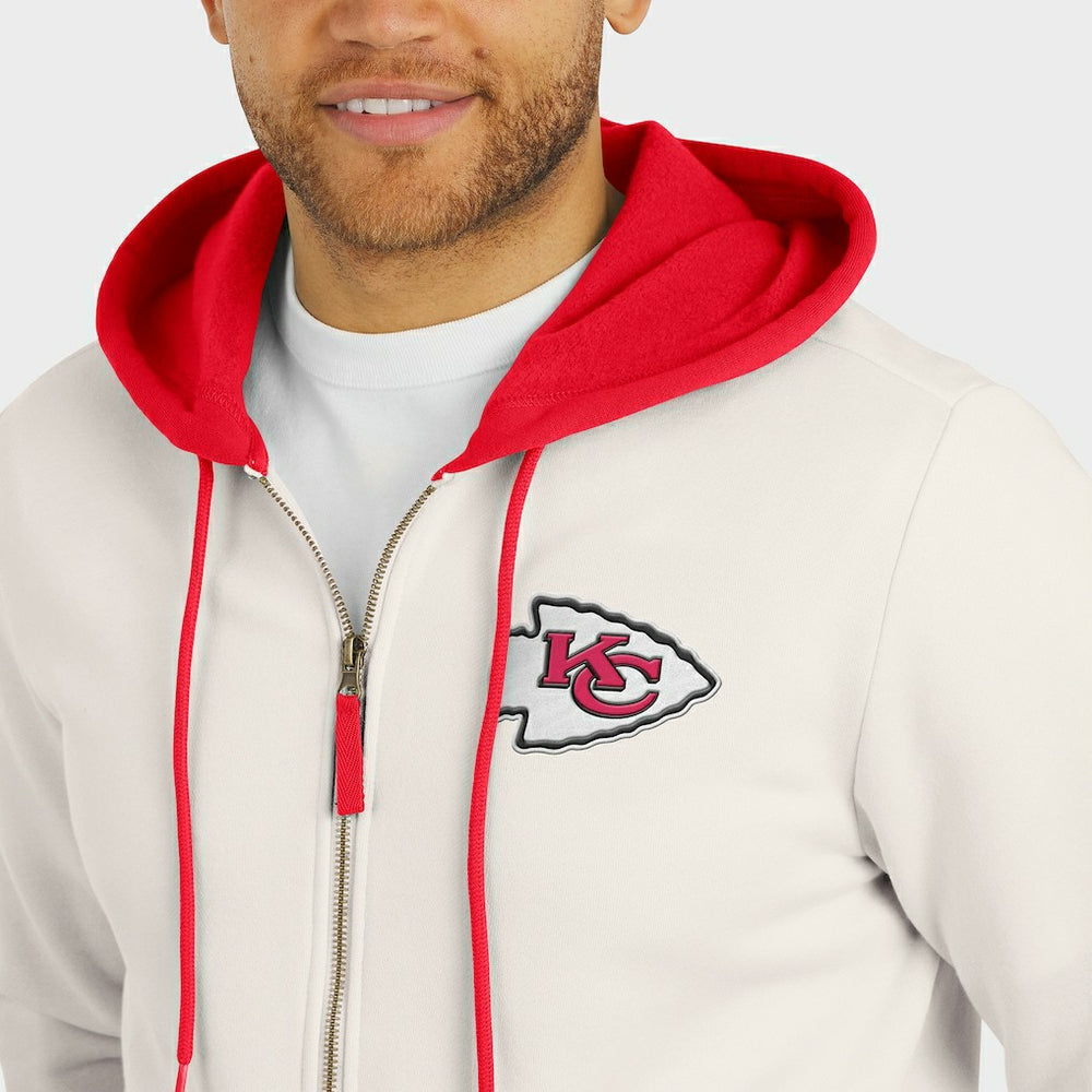 Kansas City Chiefs Fanatics Darius Rucker Collection Distressed Graphics Full-Zip Hoodie