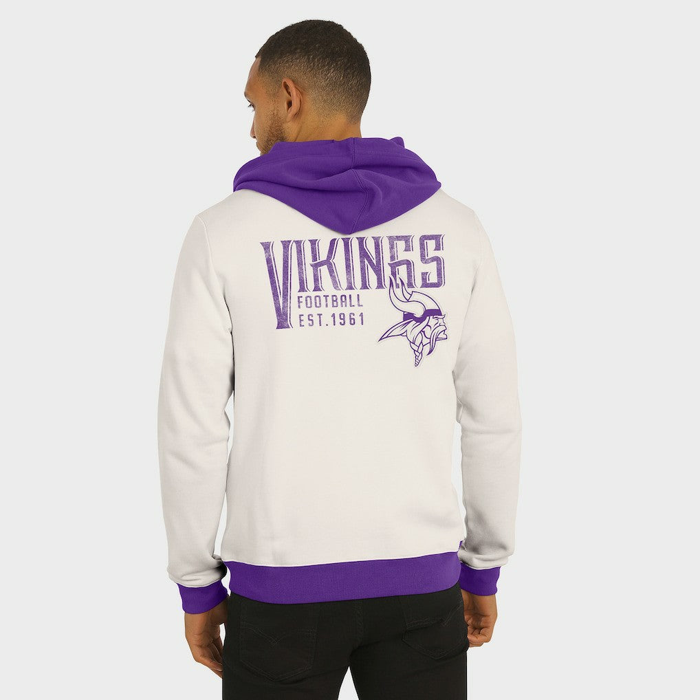 Minnesota Vikings Fanatics Darius Rucker Collection Distressed Graphics Full-Zip Hoodie