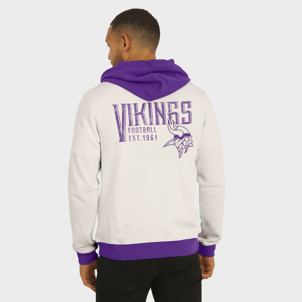 Minnesota Vikings Fanatics Darius Rucker Collection Distressed Graphics Full-Zip Hoodie