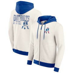 New England Patriots Fanatics Darius Rucker Collection Distressed Graphics Full-Zip Hoodie