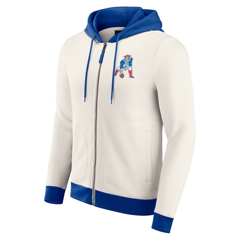 New England Patriots Fanatics Darius Rucker Collection Distressed Graphics Full-Zip Hoodie
